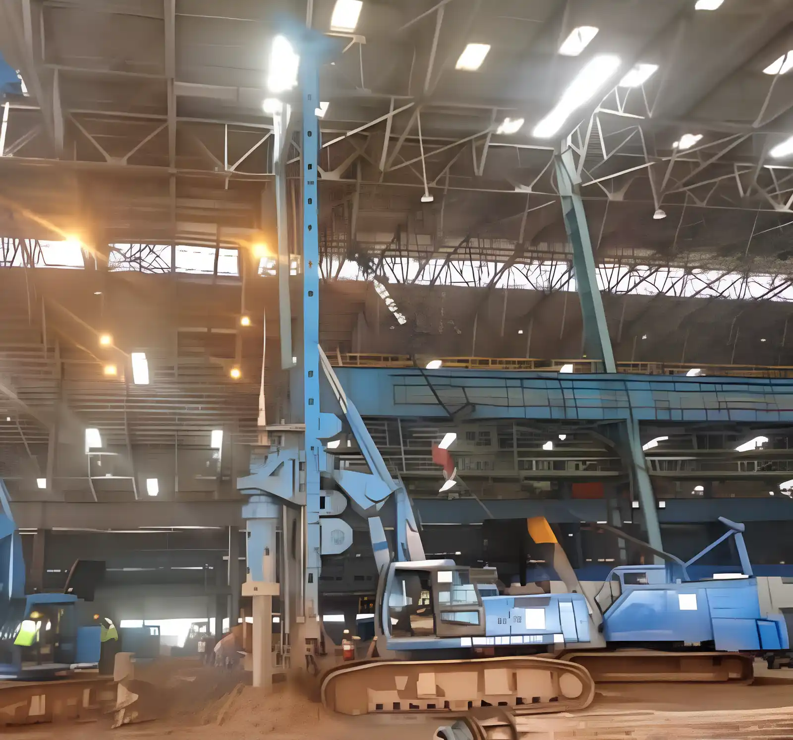 LOW HEAD ROOM PILING